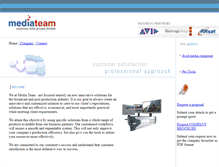 Tablet Screenshot of mediateam.in