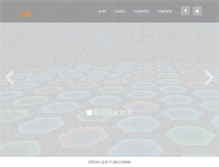 Tablet Screenshot of mediateam.com.br